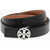 Tory Burch Reversible Designed Miller Leather Belt 25Mm Black