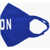 DSQUARED2 Icon Technical Fabric Face Mask With Contrasting Logo Blue