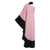 TALLER MARMO 'Olympia' Pink One-Shoulder Long Dress With Scarf In Viscose Blend Woman PINK