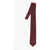 CORNELIANI Herringbone Patterned Silk Tie Burgundy