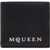 Alexander McQueen Bifold Wallet With Logo BLACK