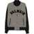 Balmain Monogrammed Varsity Jacket With Patches MULTICOLOUR