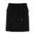 Balenciaga Viscose and wool twill miniskirt Black