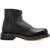 Alexander McQueen Studded leather Ankle Boots BLACK/SILVER