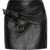Versace Lambskin Miniskirt BLACK