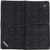 CORNELIANI Melange Silk Pocket Square Black