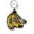 Ganni Ganni Banana Bunch-Shaped Keychain Black