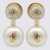 Jimmy Choo Jimmy Choo Gold Metal Earrings GOLD/WHITE/CRYSTAL