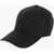 DSQUARED2 Solid Color Cap With Tone On Tone Monogram Black