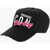 DSQUARED2 Icon Solid Color Darling Cap With Embossed Detail Black