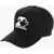 DSQUARED2 Solid Color Power Twins Cap With Contrasting Logo Black