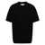 Jil Sander Black Double-Layers T-Shirt In Cotton Man Black