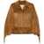 Golden Goose Suede Jacket With Fringe BROWN