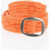 DSQUARED2 Solid Color Terry Cotton Twin Beach Belt 45Mm Orange