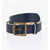 DSQUARED2 Textured Leather Belt With Contrasting Edge 30Mm Blue