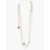 DSQUARED2 Beaded Touch Of Color Necklace With Floral Details White