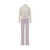 Elisabetta Franchi Elisabetta Franchi Georgette And Crepe Jumpsuit With Piping WHITE