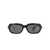 Moncler Moncler Suntrap Rectangular Frame Sunglasses Black