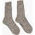 DSQUARED2 Linen Long Socks Beige