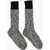 DSQUARED2 Two-Tone Maxi Socks Black & White