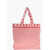 FLORA SARDALOS Awning Striped Canvas Bigbag Tote Bag Red