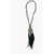 DSQUARED2 Maxi Necklace With Stone And Tassels Black