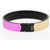 DSQUARED2 Leather Bracelet With Metallic Details Black
