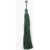 DSQUARED2 Clip-On Single Earring With Maxi Tassel Green
