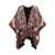 PIERRE-LOUIS MASCIA Pierre-Louis Mascia Wool Printed Poncho BROWN