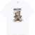 Moschino T-Shirt With "Teddy" Print WHITE