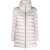 Save the Duck 'Lydia' Beige Down Jacket With High Neck And Logo Patch On The Sleeve In Tech Fabric Woman Beige