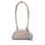 Self-Portrait Grey Shoulder Bag With Two Top Handles And Charm Detail On The Front In Suede Woman GREY