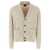 BRIONI Brioni Ribbed Cardigan Beige