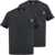 DSQUARED2 Twin Pack T-Shirt BLACK