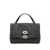 Zanellato Zanellato Black Leather Postina Baby Top Handle Bag Black