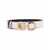 Salvatore Ferragamo White Belt With Gancini Buckle With Logo Lettering In Leather Woman WHITE