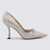 Jimmy Choo Jimmy Choo White Leather Pumps SOFT GOLD