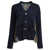 Sacai Cardigan with floral print Blue