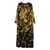 F.R.S. - FOR RESTLESS SLEEPERS F.R.S. - For Restless Sleepers Silk Blend Printed Maxi Dress YELLOW