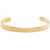 Maison Margiela Open Bracelet With Logo GOLD