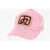 DSQUARED2 Cotton Cap With Monogram Embroidery Pink