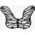 DSQUARED2 Polka Dots Silk Wings Black & White