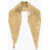 DSQUARED2 Solid Color Sequined Foulard Gold