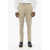 CORNELIANI Cc Collection Linen Blend Pants With Scalloped Hem Beige