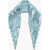 DSQUARED2 Solid Color Sequined Foulard Light Blue