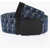 DSQUARED2 Denim Belt With All-Over Monogram 40Mm Blue