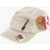 DSQUARED2 Cotton Gabardine Cap With Pocket And Patches Beige