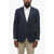 CORNELIANI Cc Collection Unlined Virgin Wool And Linen 2 Buttons Blazer Blue