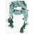 DSQUARED2 Checked Silk Foulard With Tassels Green