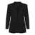 THE ATTICO The Attico Black Wool Gabardine Jacket Black